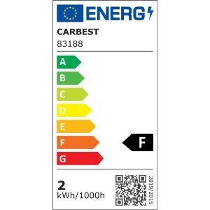 Carbest LED taškas su jutikliniu jungikliu ir lempos gaubtu 1