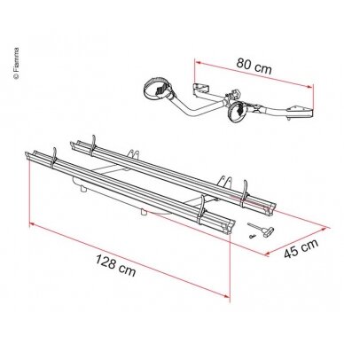 Carry Bike Garage Standartinis 2 dviračiams, ne daugiau kaip 3 dviračiams, maksimali apkrova 50 kg 1