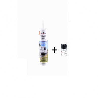 DEKASYL MS-5 290ml JUODI ir Sika Primer 210 30ml