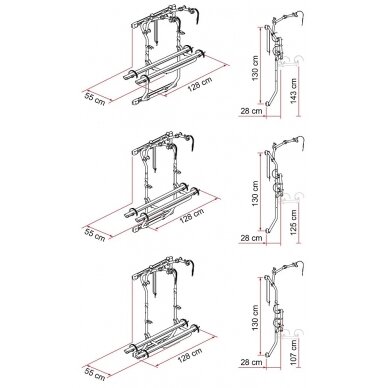 Dviračių laikiklis Carry Bike 200 DJ Fiat Ducato nuo 2006-06 1