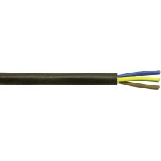 Elektros kabelis H05VV-F 10 m juodas 1,5 mm²