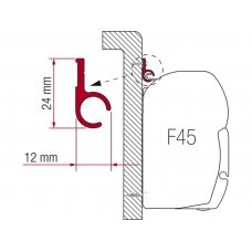 Fiamma bėgis 400cm