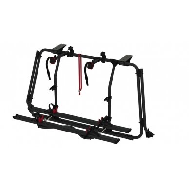 FIAMMA Carry Bike PRO galinis laikiklis VW T6 skirtas 2 dviračiams, Deep Black