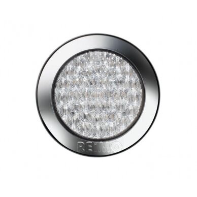 LED indikatoriaus galas 12V, 3/0,5W IP67 500 mm laidas skaidrus