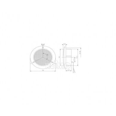 LED indikatorius, 12V, 3/W geltonas IP67 500mm laidas 1