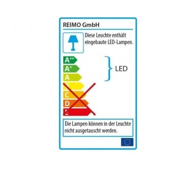 Matinė sidabrinė LED lemputė 130mm 3