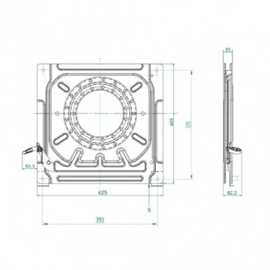 SĖDYNĖS APSUKIMAS VW VOLKSWAGEN TRANSPORTER T4 1990-1996 DEŠINĖ 2