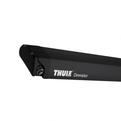 Thule Omnistor 6300 markizė 3,25m juoda, tentas pilkas